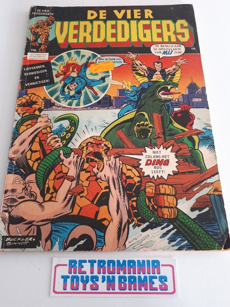 stripboek - de vier verdedigers nummer 7, Eén stripboek, Verzenden, Gelezen