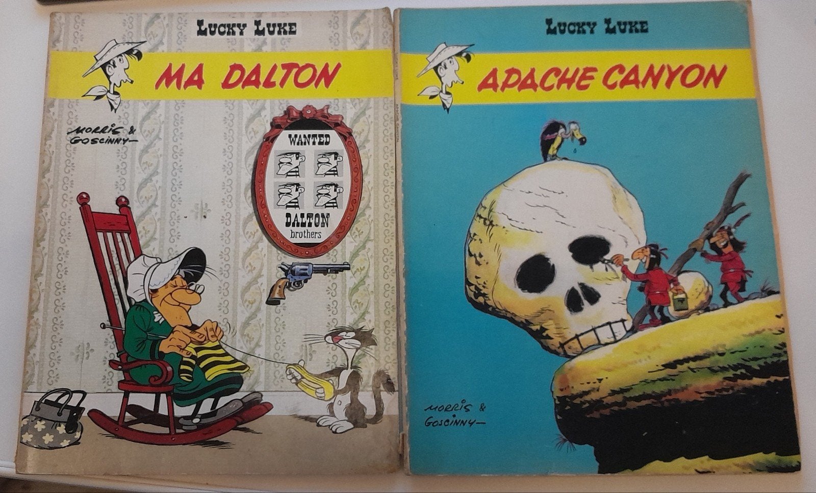 Lucky Luke stripboeken - 2 delen., Meerdere stripboeken, Ophalen of Verzenden, Gelezen, Morris & Goscinny