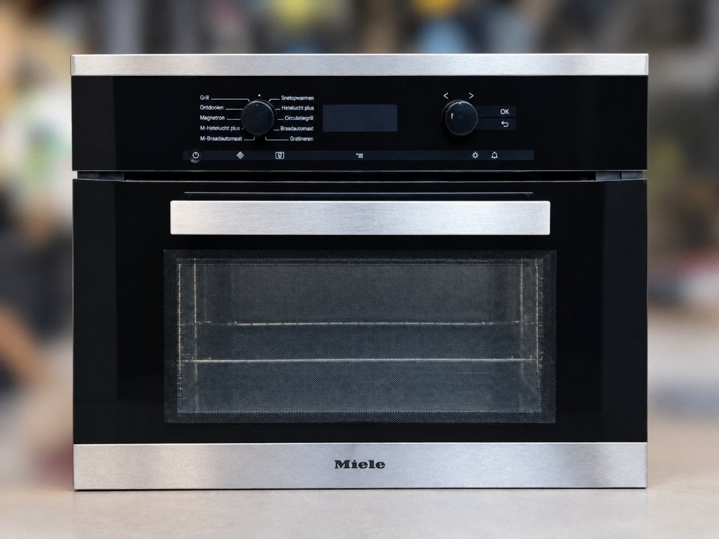Miele pureline oven/magnetron (magnetronfunctie defect), Witgoed en Apparatuur, Ophalen, 45 tot 50 cm, Gebruikt, Hete lucht
