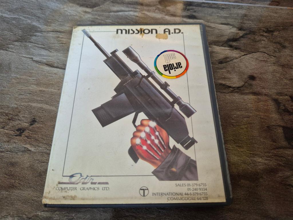 Commodore 64 C64 Cassette Game: Mission A.D. (Ariola Soft), Avontuur en Actie, Gebruikt, 1 speler, Ophalen of Verzenden