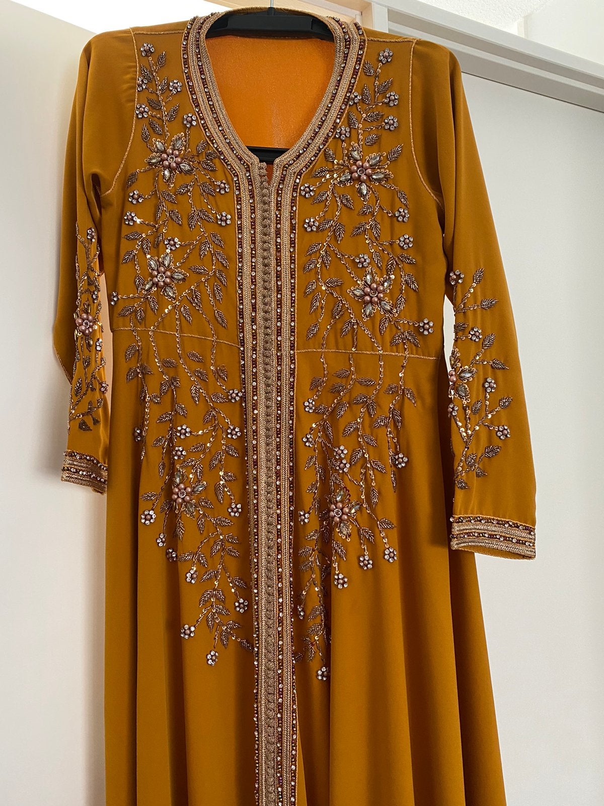 Mooi Marokkaanse jurk kaftan takchita, Ophalen of Verzenden, Zo goed als nieuw, Maat 36 (S), Overige typen