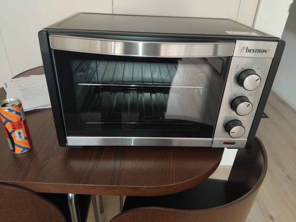 Bestron mini-oven 28 liter – 1600W – met grillfunctie, Witgoed en Apparatuur, Ovens, Ophalen, Minder dan 45 cm, Overige merken