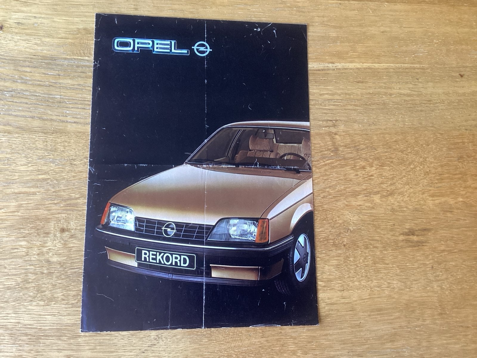 Opel Rekord Ascona Manta Senator Monza brochure 1982, Ophalen of Verzenden, Gelezen, Opel