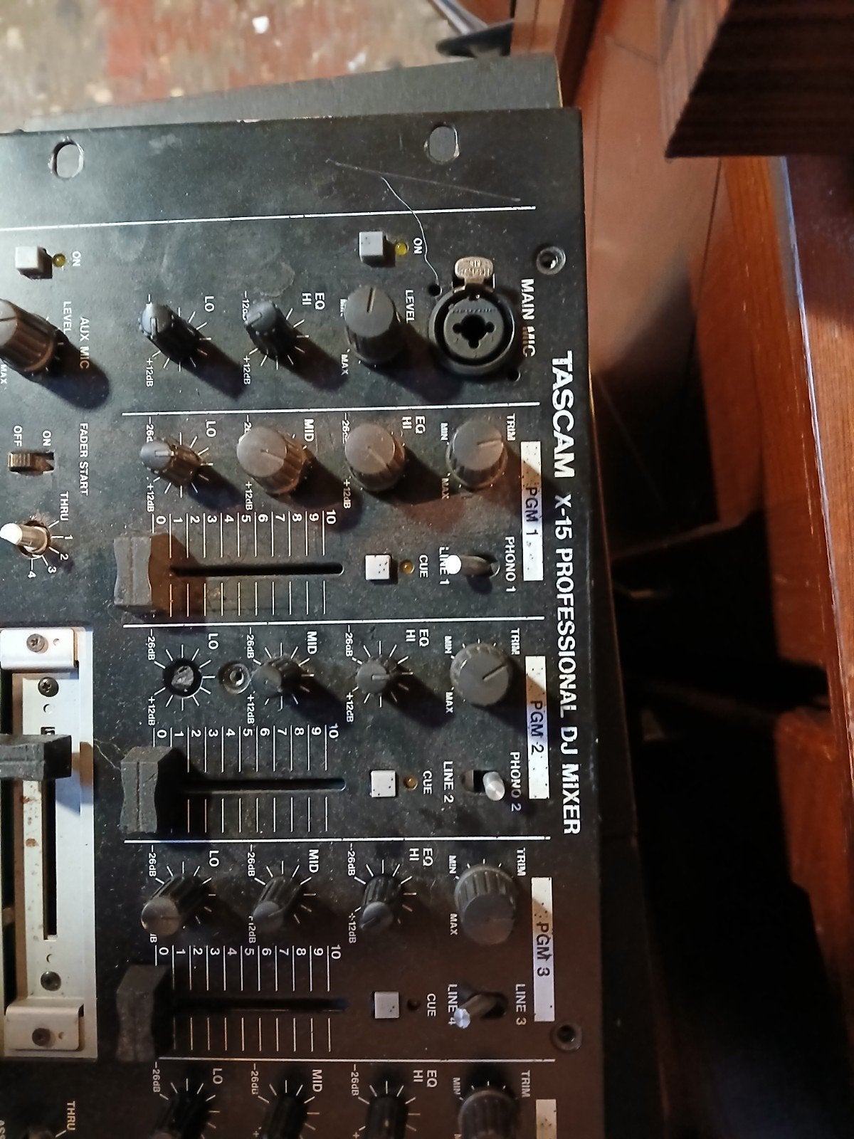 Tascam X-15 Professionele DJ Mixer - Gebruikt, Ophalen of Verzenden