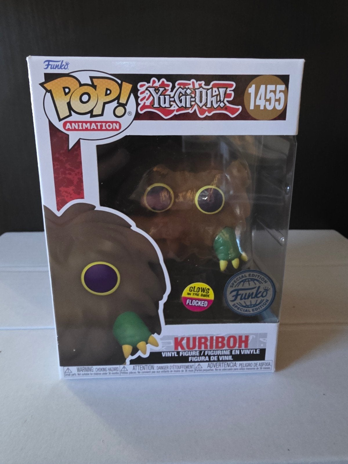 Funko Pop! Yu-Gi-Oh! Kuriboh 1455 Flocked Special Edition, Ophalen of Verzenden, Nieuw