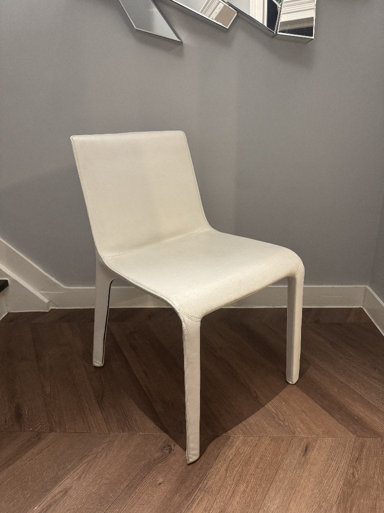 8x Walter Knoll 'Gio' stoelen (np. €1550/stuk), Huis en Inrichting, Ophalen, Gebruikt, Wit, Vijf, Zes of meer stoelen