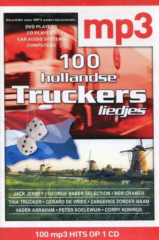 100 Hollandse Truckers Liedjes - MP3 CD  Nieuw  Geseald, Met bonustracks, Ophalen of Verzenden, Levenslied of Smartlap, Verzamelalbum