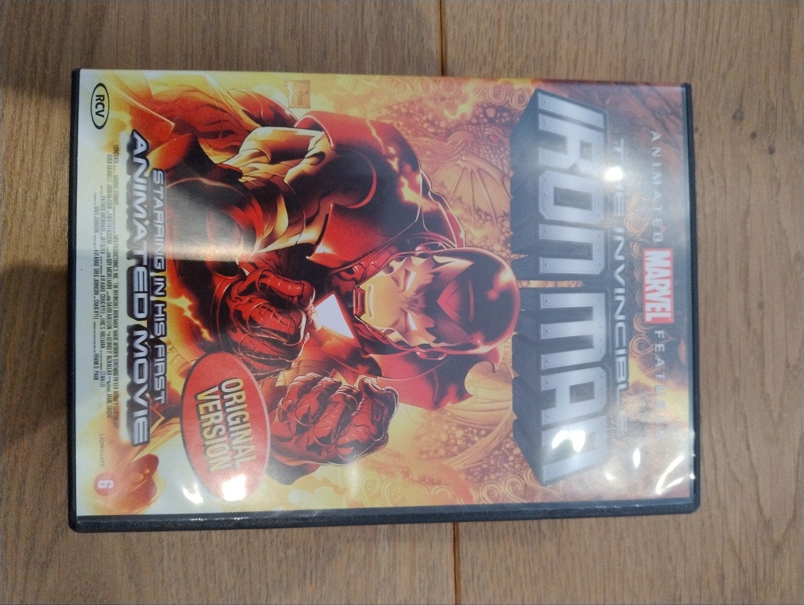The Invincible Iron Man DVD, Vanaf 6 jaar, Ophalen of Verzenden, Zo goed als nieuw, Actie