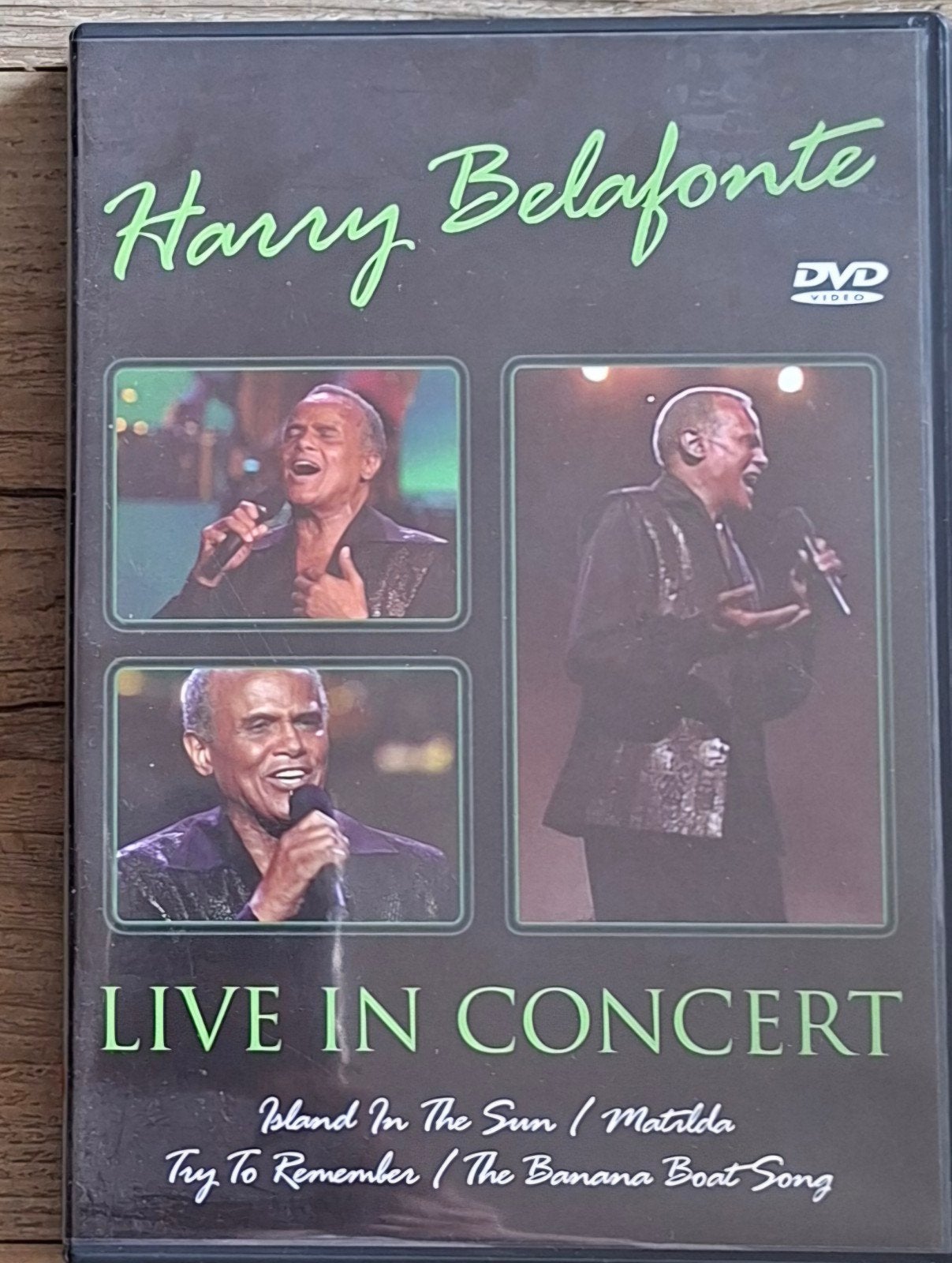 Harry Belafonte Live in Concert DVD, Alle leeftijden, Ophalen of Verzenden, Zo goed als nieuw