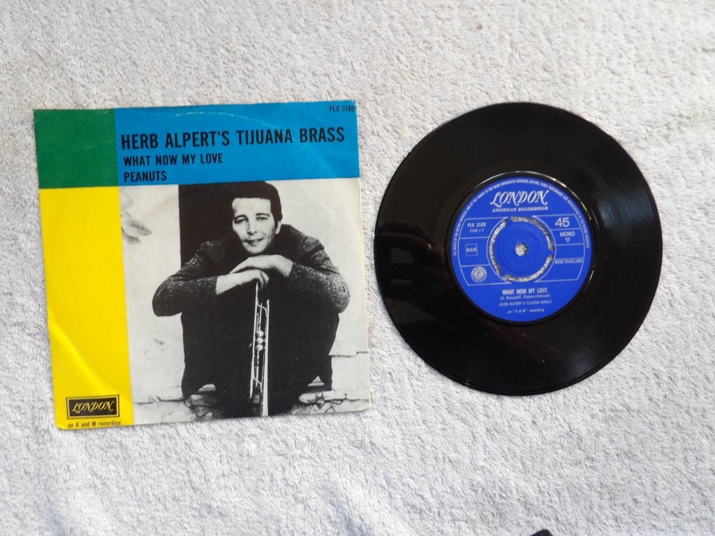 Herb Alpert's Tijuana Brass - what now my love ( sixties ), Latin en Salsa, Gebruikt, 7 inch, Ophalen of Verzenden