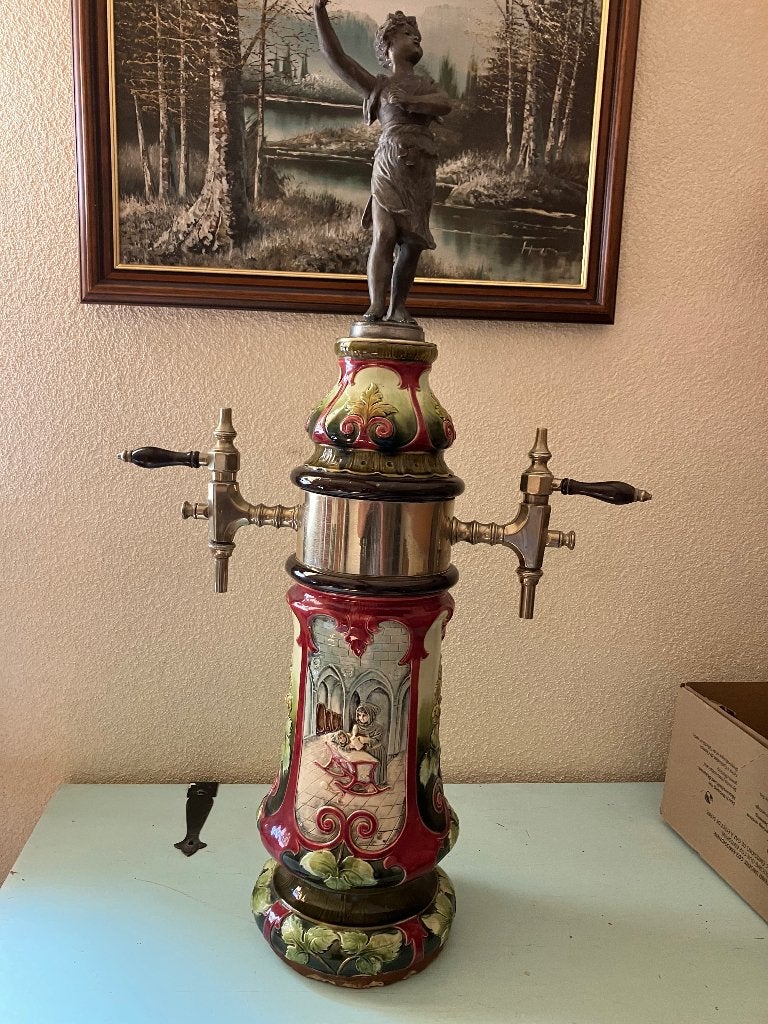 Antieke bierpomp, Ophalen