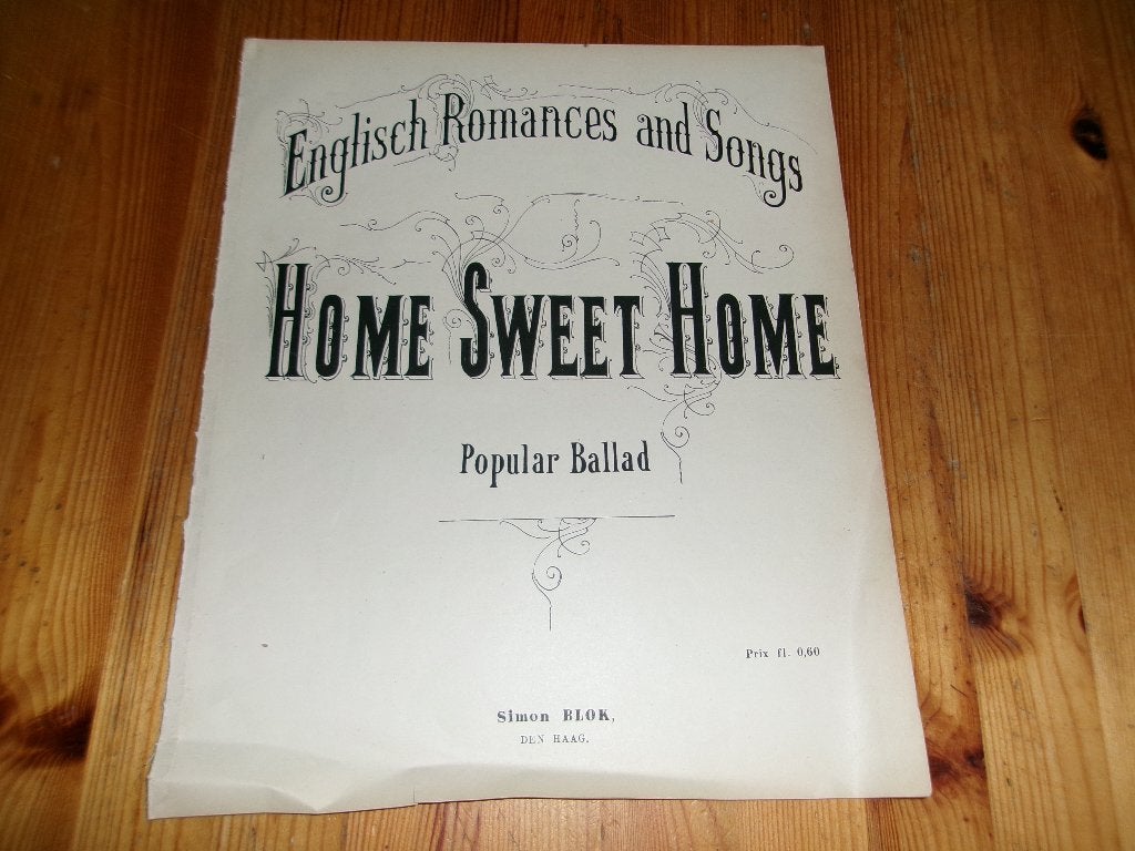 Home sweet home - susse heimat, Piano, Gebruikt, Ophalen of Verzenden, Artiest of Componist