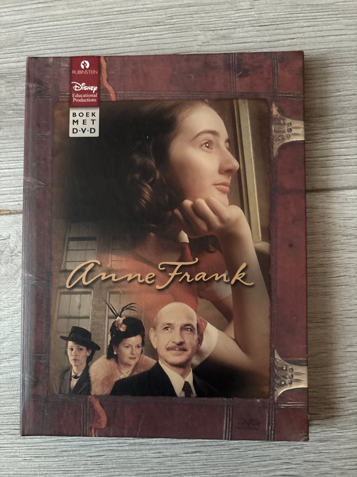 Anne Frank - Boek met DVD (Disney Educational Productions), Cd's en Dvd's, Gebruikt, Verzenden, Nederlands, Inclusief boekje