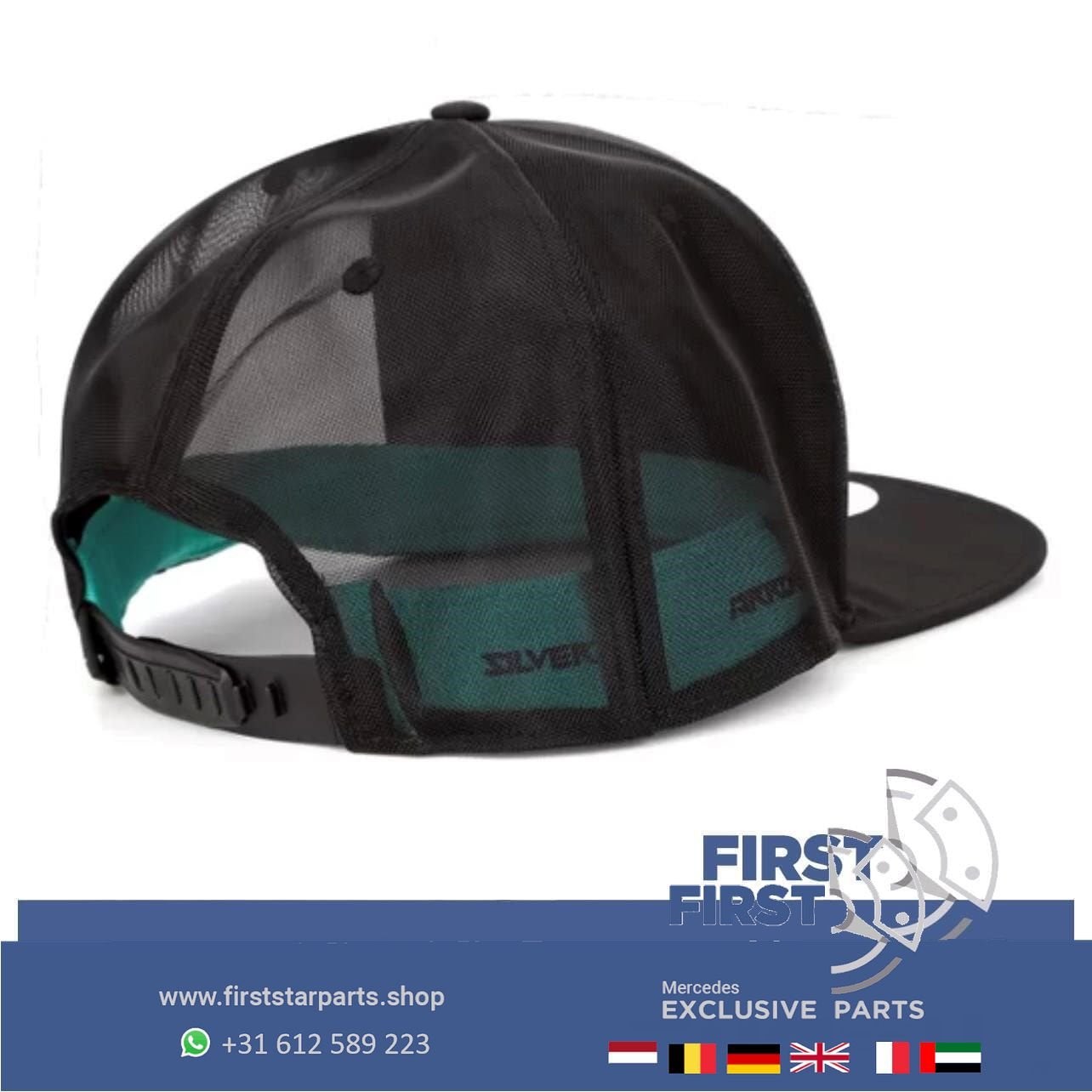 Mercedes Petronas Pet origineel Mercedes AMG CAP PUMA ZWART, Kleding | Heren, -, -, Ophalen of Verzenden, -