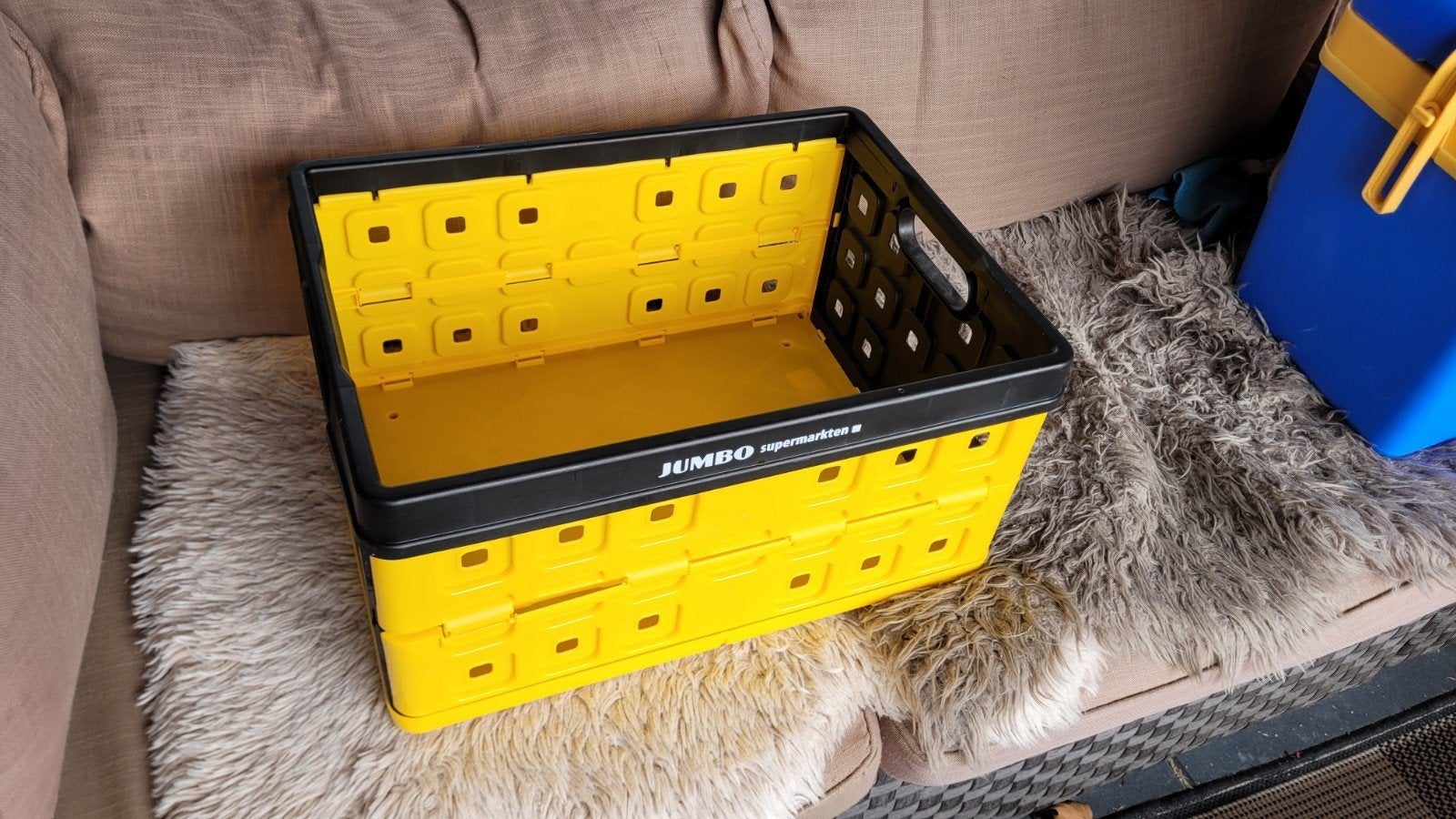 Jumbo opvouwbare krat - Handig en ruimtebesparend, 40 tot 60 cm, Opvouwbaar, 50 tot 75 cm, Minder dan 35 cm