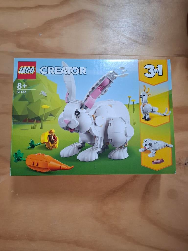 Lego creator konijn  31133. 3 in 1, Ophalen of Verzenden