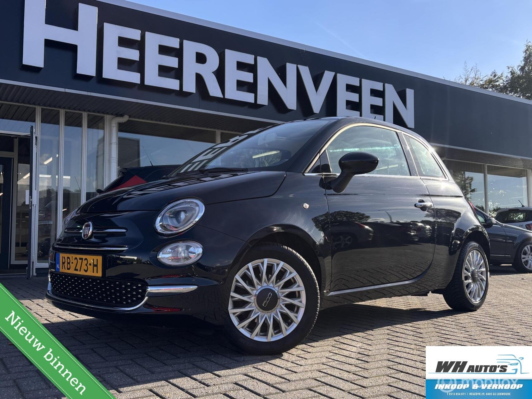 Fiat 500 0.9 TwinAir Turbo Lounge | Navi | Pano, Auto's, Voorwielaandrijving, Gebruikt, Origineel Nederlands, Bedrijf
