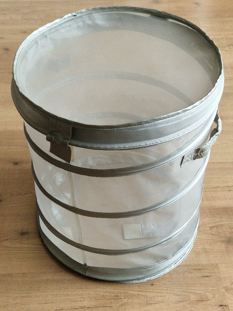 Ronde IKEA FYLLEN Speelgoedmand – Wit (Inklapbaar), Kinderen en Baby's, Boxen, Ophalen, Zo goed als nieuw, Rond