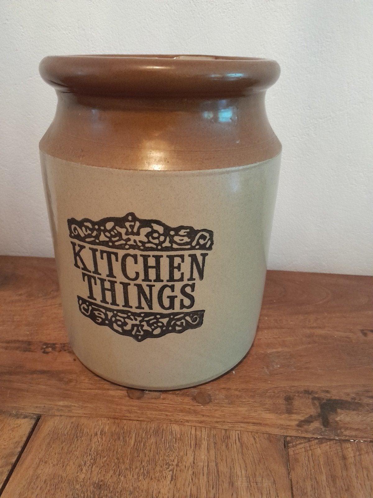 Vintage Moira Engelse Stoneware Pot 'Kitchen Things', Ophalen