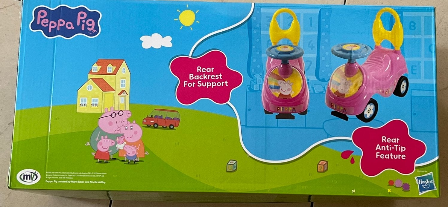 Nieuw peppa pig baby auto, Ophalen, Zo goed als nieuw