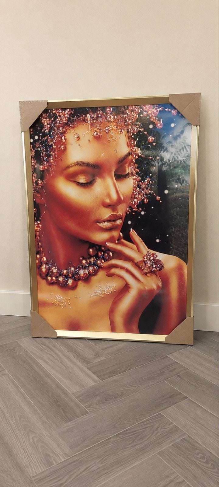 Hotelchique Schilderij met 3D Diamant Effect - Nieuw, Huis en Inrichting, Woonaccessoires | Schilderijen, Tekeningen en Foto's