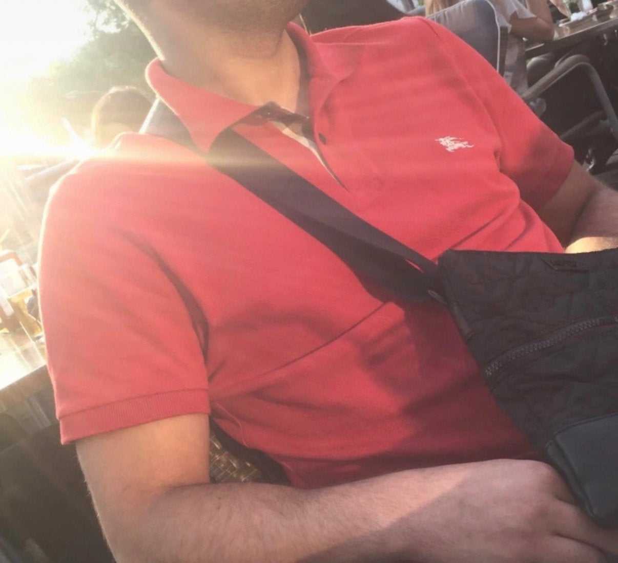 Heren polo burberry, Ophalen, Zo goed als nieuw