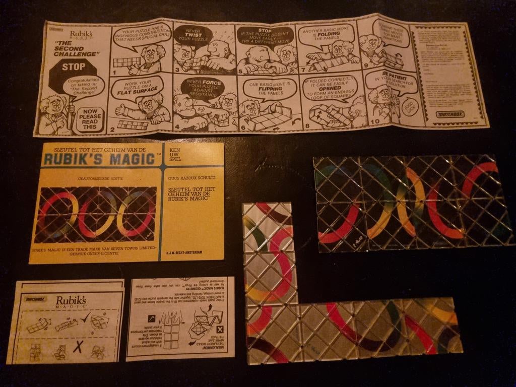 Rubik's Magic (4x2) & Master Magic (6x2) met handleidingen, Ophalen, Zo goed als nieuw, Rubik's of 3D-puzzel