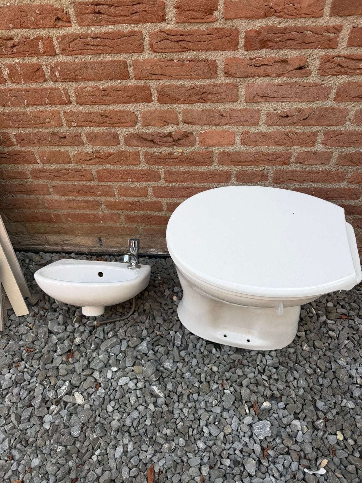 WC en wasbak set - 42 cm wasbak, Doe-het-zelf en Verbouw, Sanitair, Ophalen, Gebruikt, Toilet