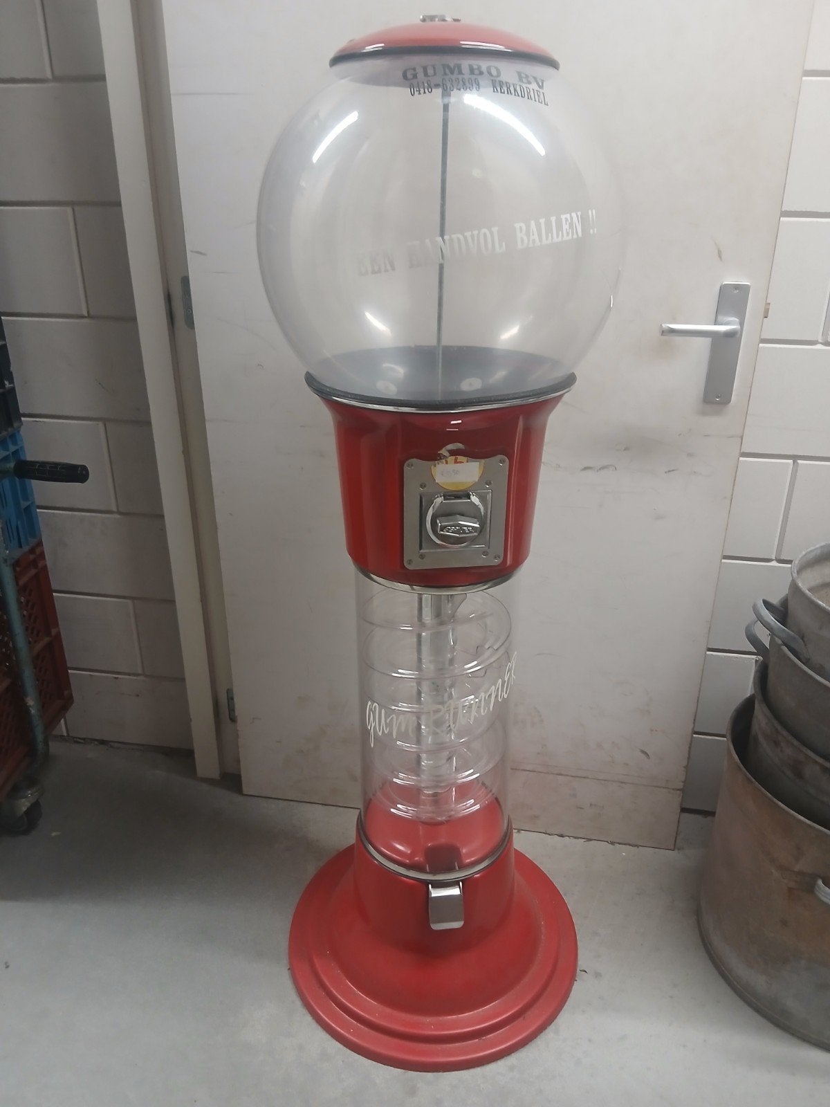 Prachtige Gumball Automaat - Gumbo BV, Verzamelen, Automaten | Overige, Ophalen, Gebruikt