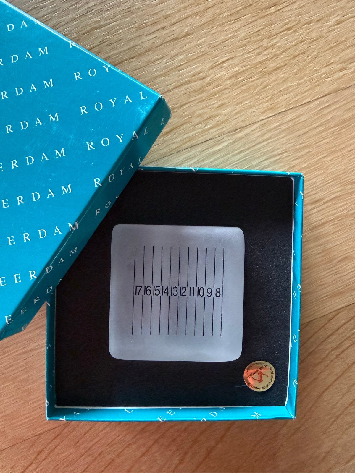 Royal Leerdam Kristallen Zonnewijzer - Siem van der Marel, Ophalen of Verzenden, Nieuw, Kristal, Overige typen
