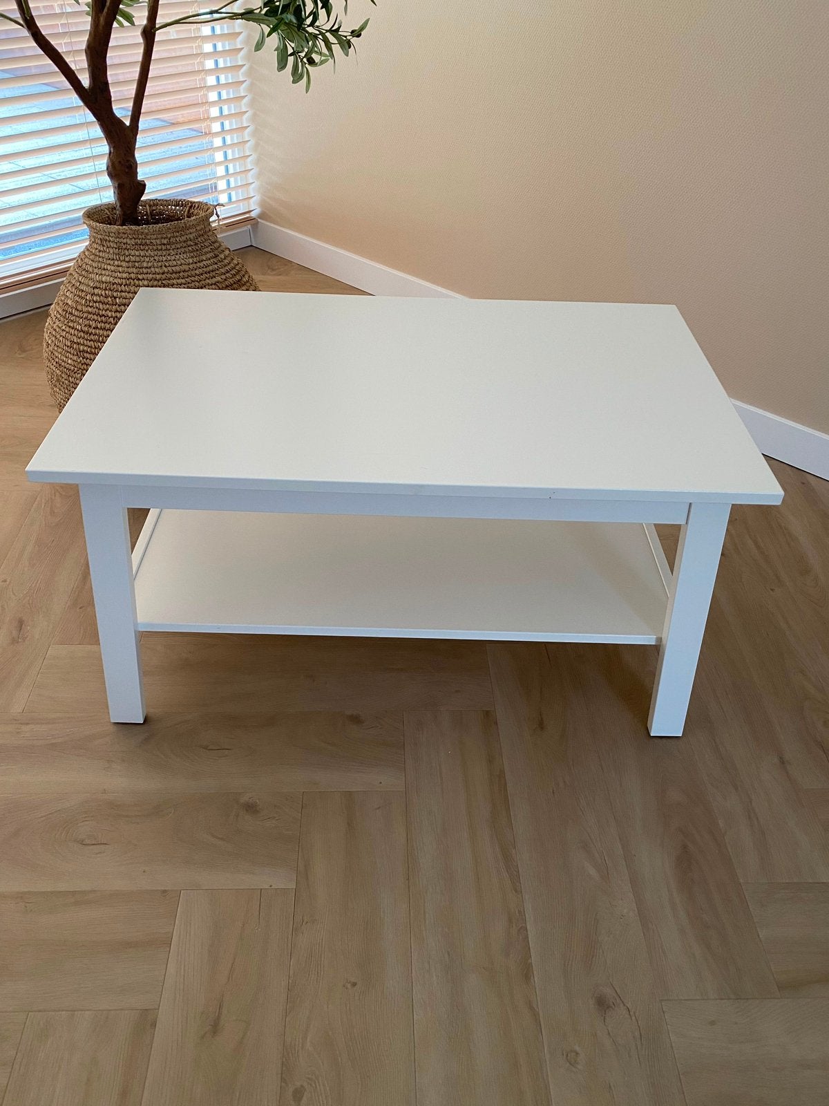 Witte salontafel, Ophalen, 100 tot 150 cm, 50 tot 100 cm, Zo goed als nieuw