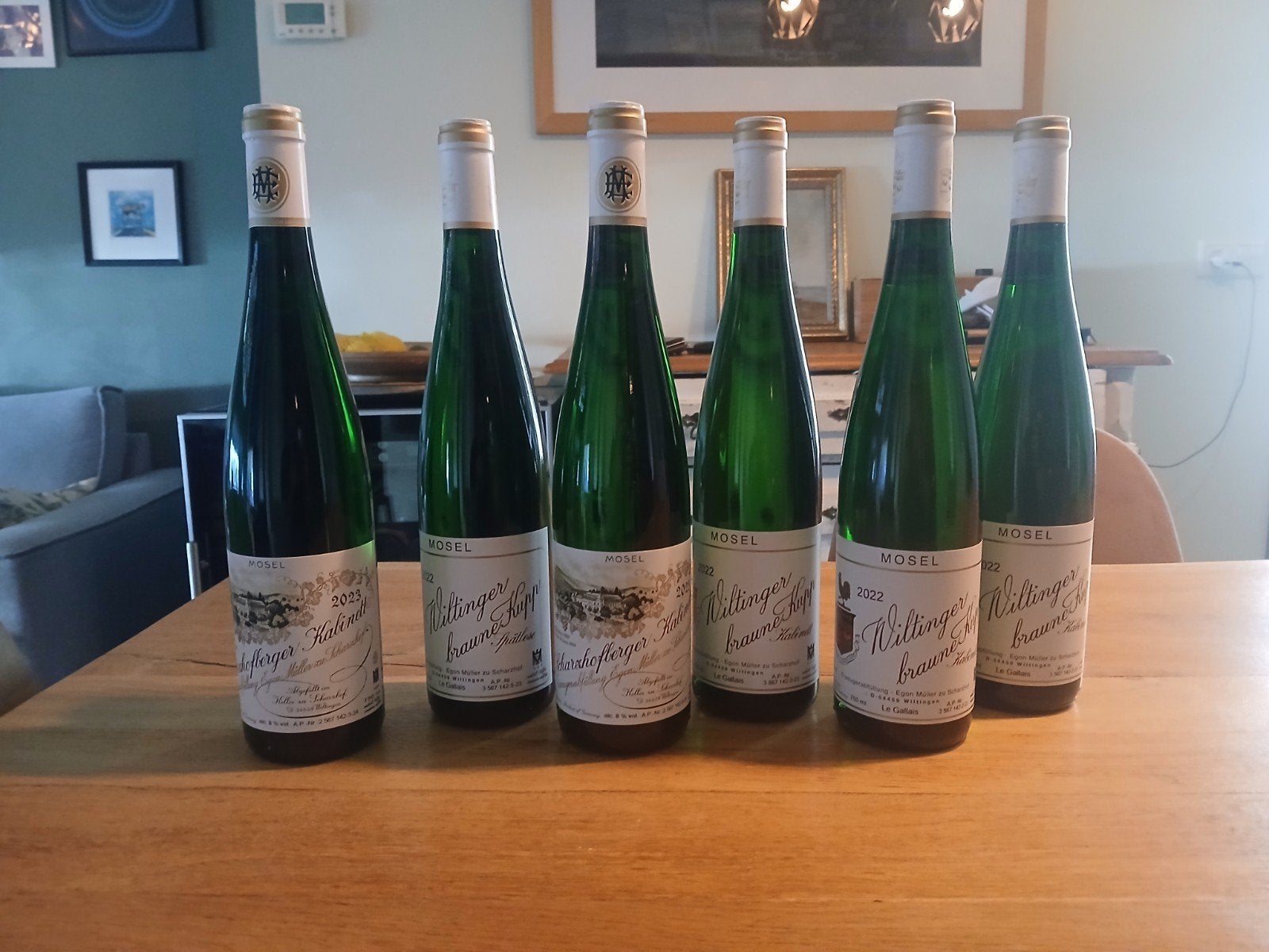 Diverse wijnen. Kabinett, Spätlese, BA, TBA, Esiwein 0,75ltr, Ophalen of Verzenden, Zo goed als nieuw, Vol, Overige typen