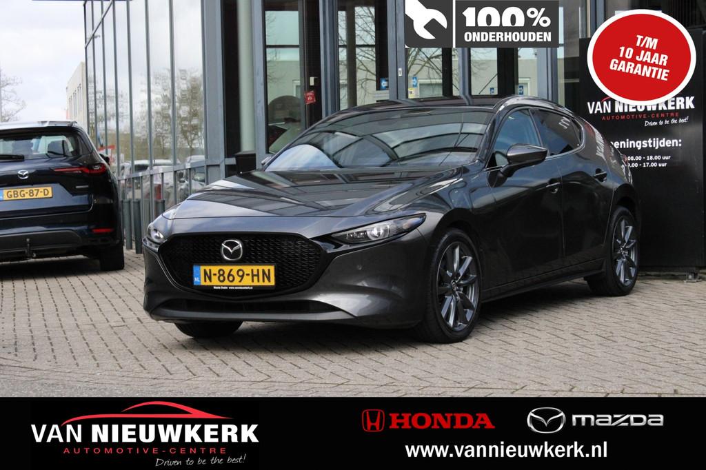 MAZDA 3 Hatchback Skyactiv-G 150pk Sportive | Navi&Carplay |, Auto's, Mazda, Keurmerk '100% Onderhouden', Stof, Gebruikt, 4 cilinders