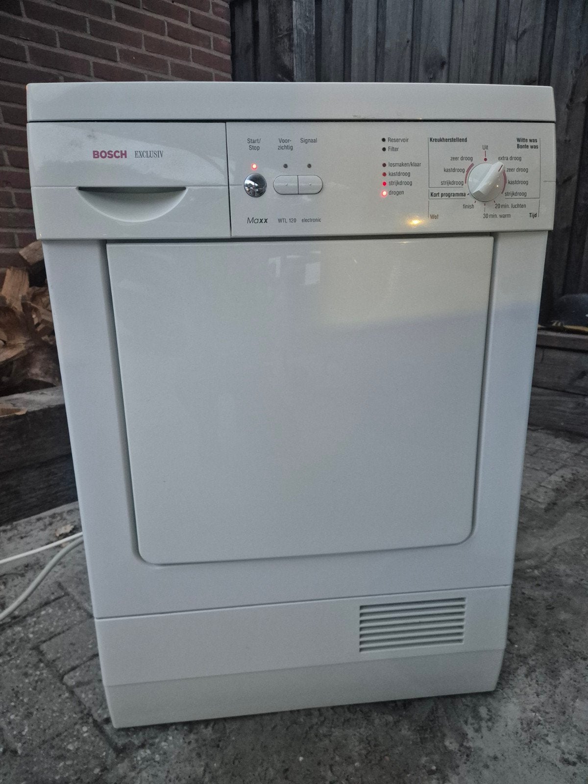 AEG-Bosch-Zanussi wasdroger met checkgarantie, Witgoed en Apparatuur, 6 tot 8 kg, Ophalen of Verzenden, Condens, 85 tot 90 cm