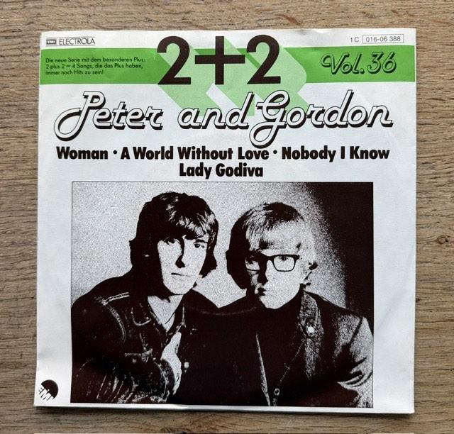 Peter and Gordon - Lady Godiva / Woman EP, Fotohoes, Ophalen of Verzenden, Zo goed als nieuw, Pop