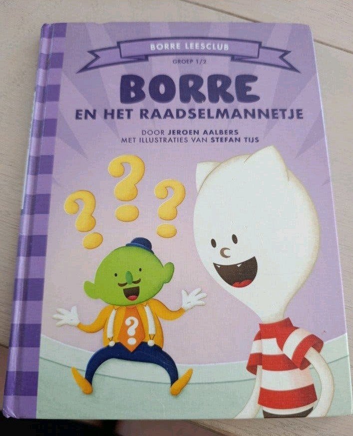 Borre en het raadselmannetje groep 1/ 2 Jeroen Aalbers boek, Fictie algemeen, Jongen of Meisje, Ophalen of Verzenden, Zo goed als nieuw