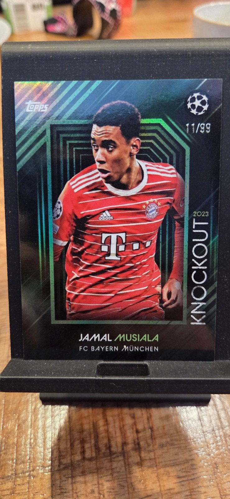 Jamal Musiala Topps Champions League Kaart 11/99, Ophalen of Verzenden, Zo goed als nieuw, Buitenlandse clubs, Spelerskaart