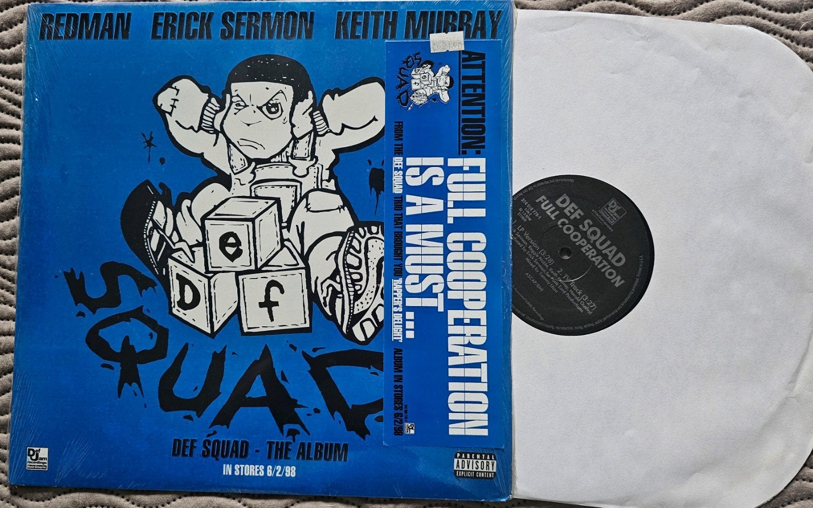 Def Squad - Full Cooperation (Vinyl, 12 inch, Open Seal), Verzenden