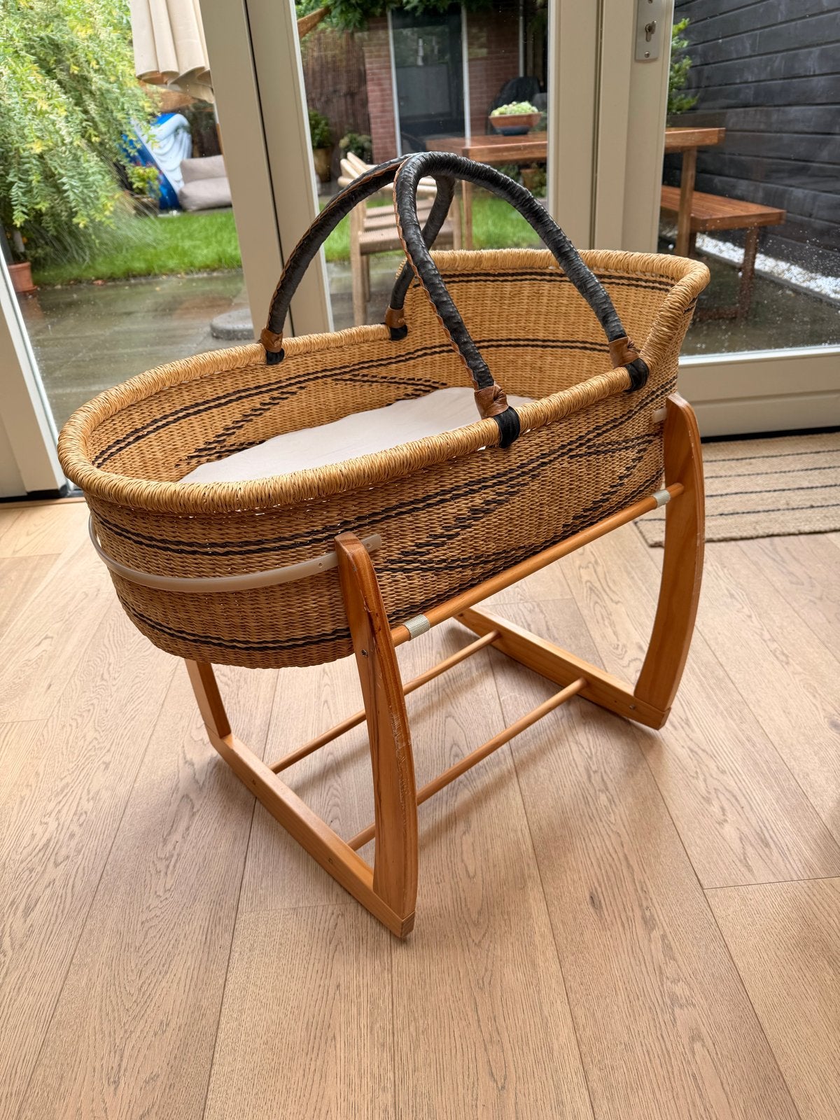Petit Filippe Mozes mandje met onderstel, Kinderen en Baby's, Babywiegjes en Ledikanten, Ophalen, Zo goed als nieuw, Wieg