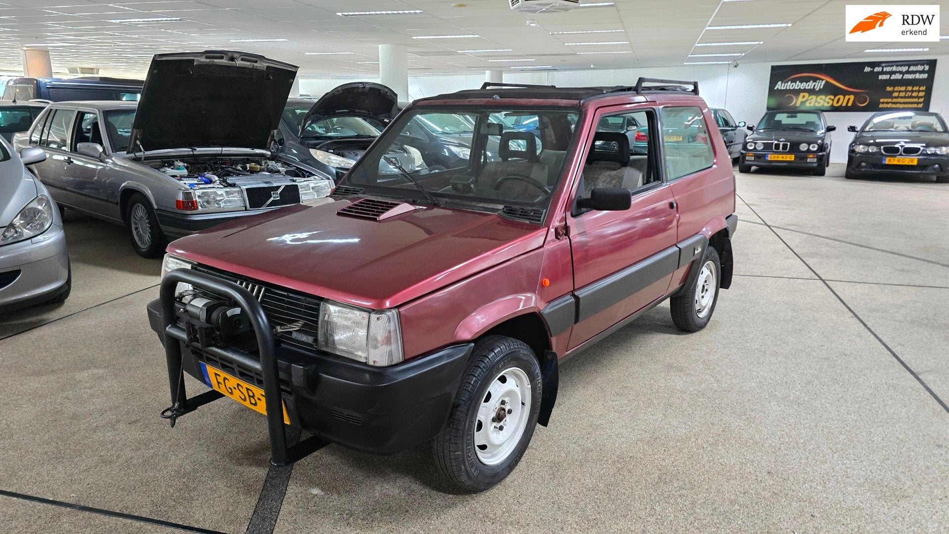 Fiat Panda 1000 4x4 Young, Auto's, Gebruikt, Open dak, 45 pk, Bedrijf