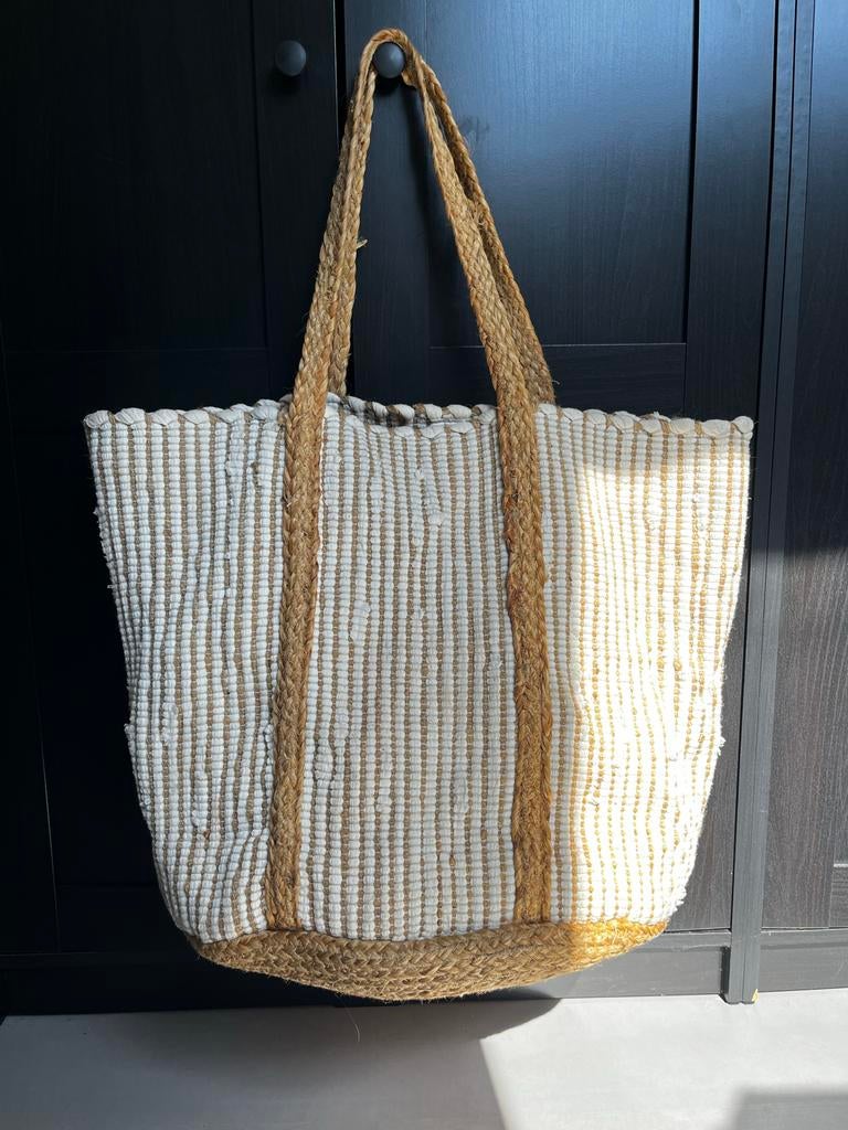 Stijlvolle Zomer Tas - Perfect voor Strand & Stad, Sieraden, Tassen en Uiterlijk, Tassen | Damestassen, Ophalen of Verzenden, Zo goed als nieuw