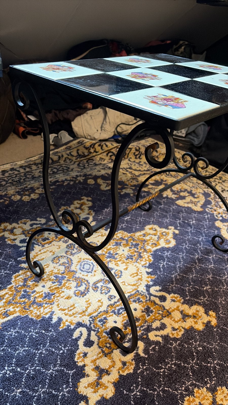 Bijzet tafel, Ophalen of Verzenden, Zo goed als nieuw, Rond, 50 tot 100 cm