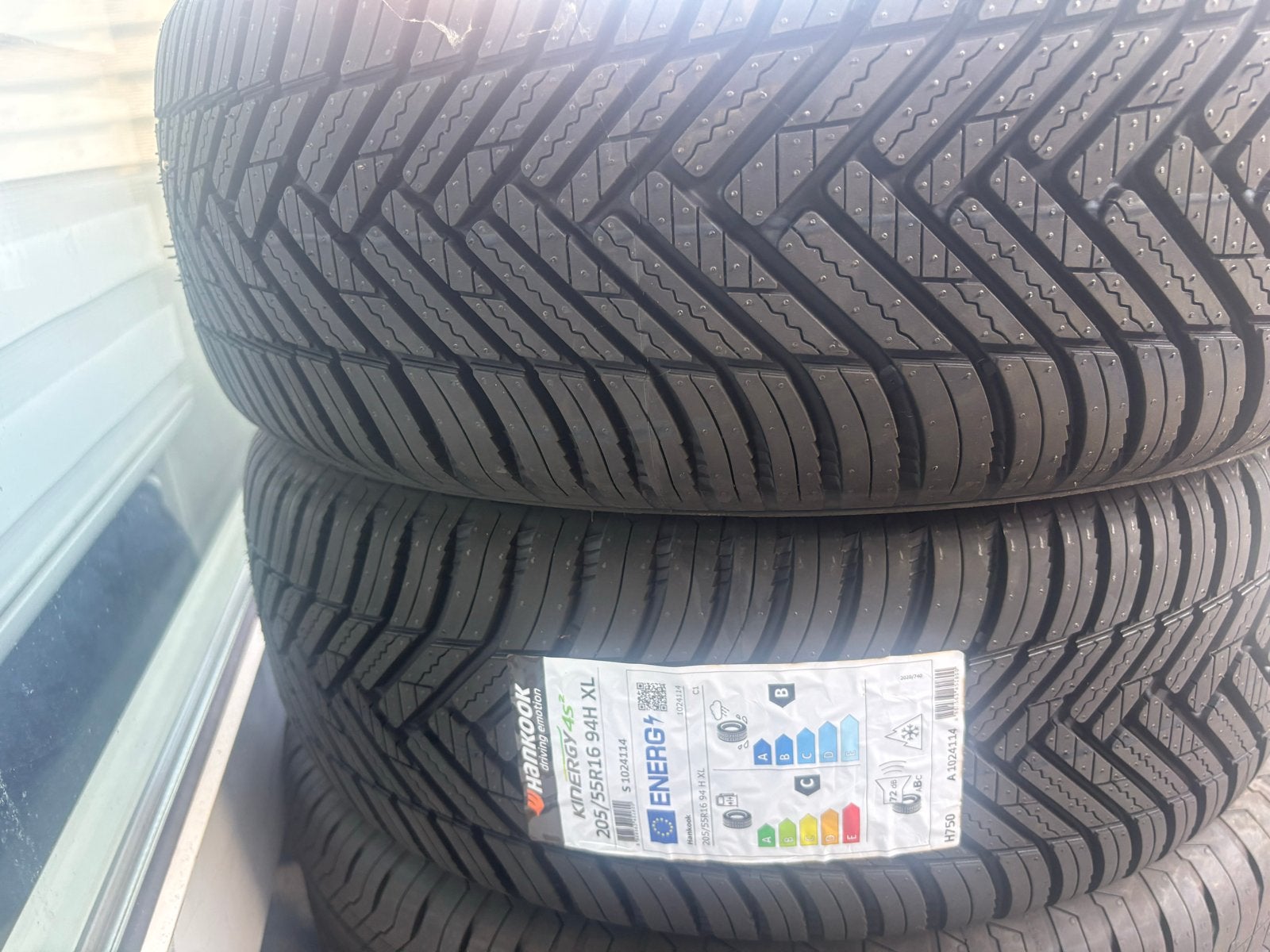 Nieuwe Hankook Kinergy 4S 205/55R16 94H XL All Season banden, Ophalen, 16 inch, Nieuw, 205 mm