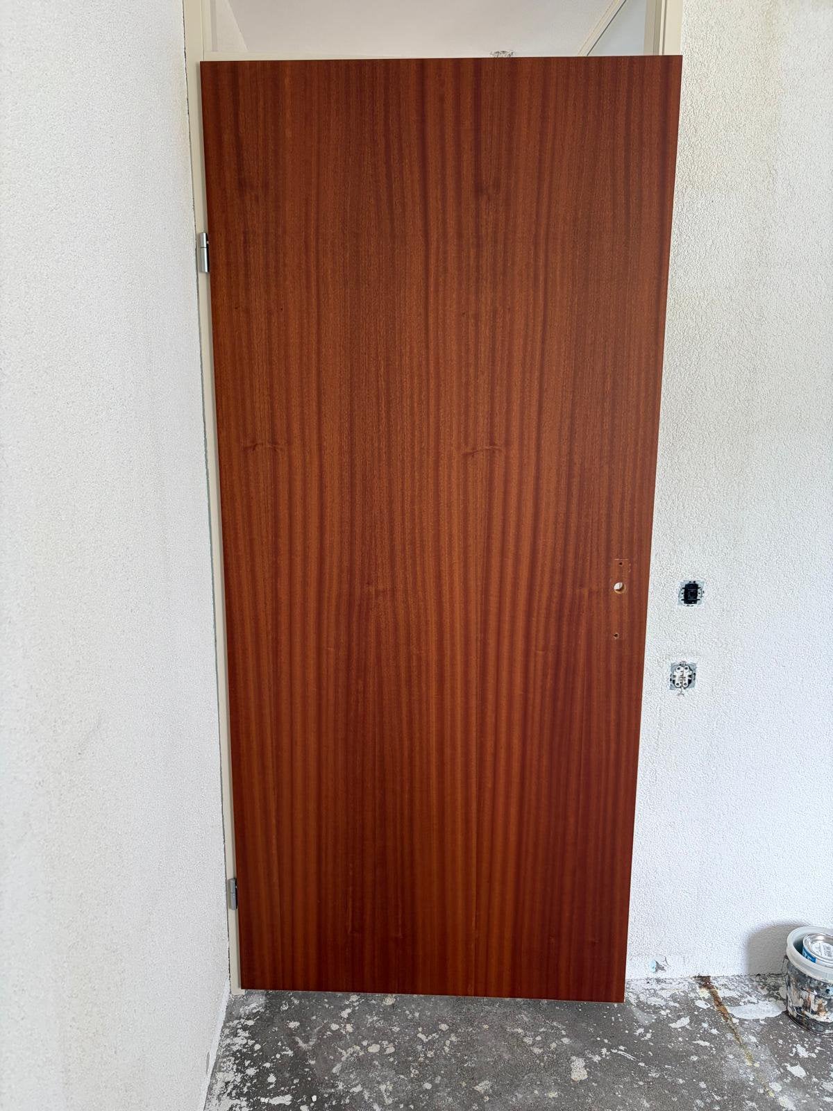 Opdekdeuren bruin, Ophalen, Gebruikt, Binnendeur, 200 tot 215 cm