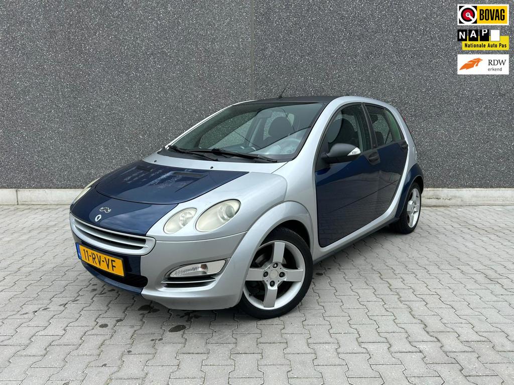 Smart Forfour 1.1 blackbasic | AIRCO | AUX/USB | ELEK RAMEN, Auto's, Smart, Bedrijf, Te koop, ForFour, ABS, Airbags, Airconditioning