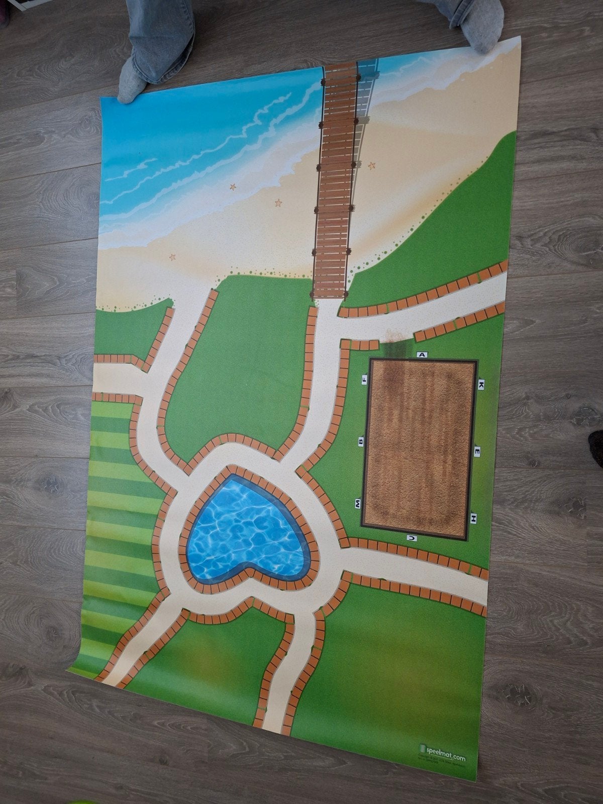 Lego Friends Heartlake City Speelmat, Ophalen, Gebruikt