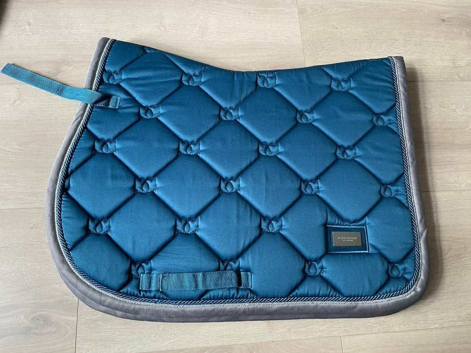Equestrian Stockholm springdekje petrol blue Full als nieuw, Ophalen of Verzenden, Zo goed als nieuw