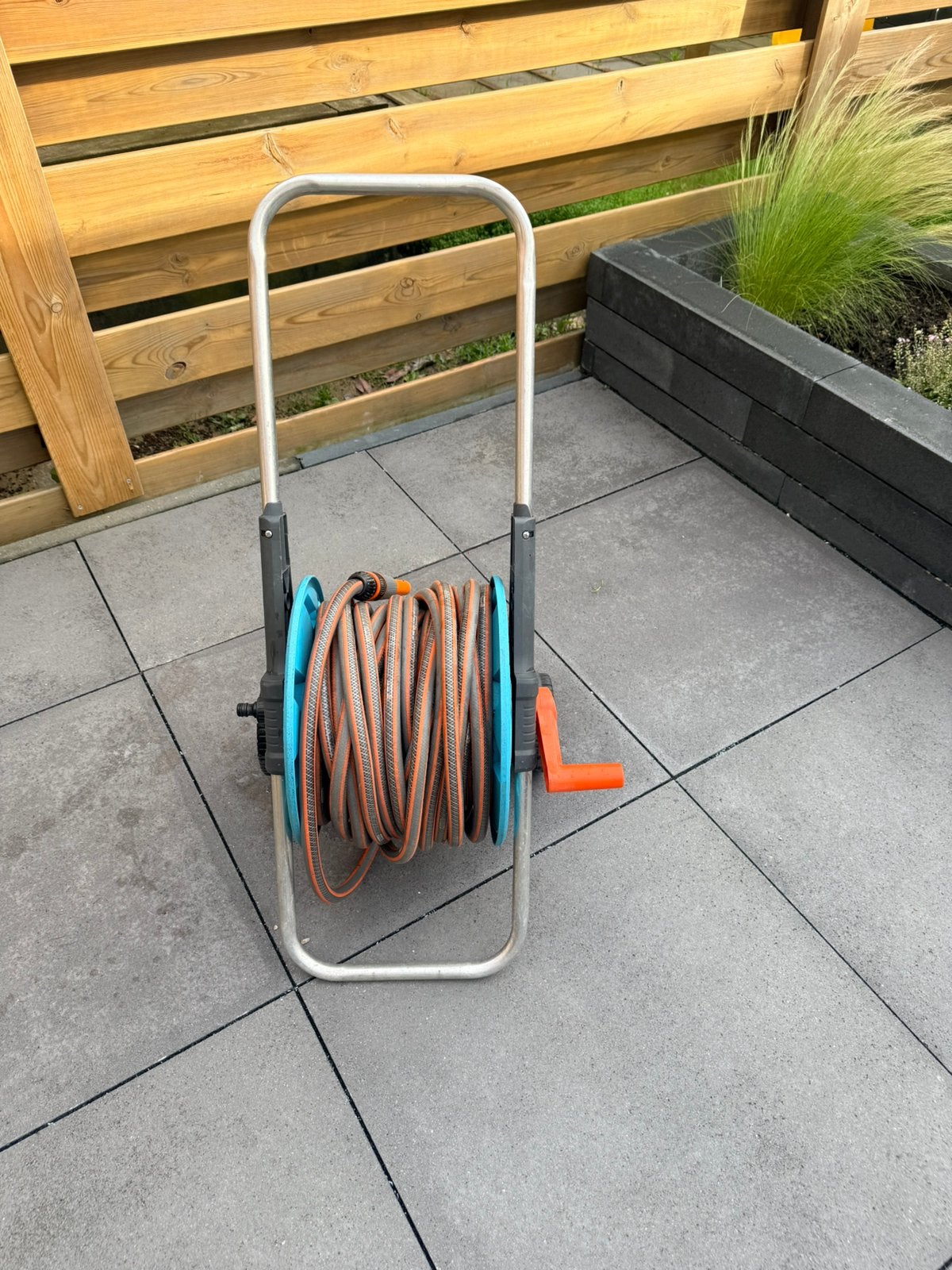 Gardena waterslang, Ophalen, Gebruikt, Tuinslanghaspel