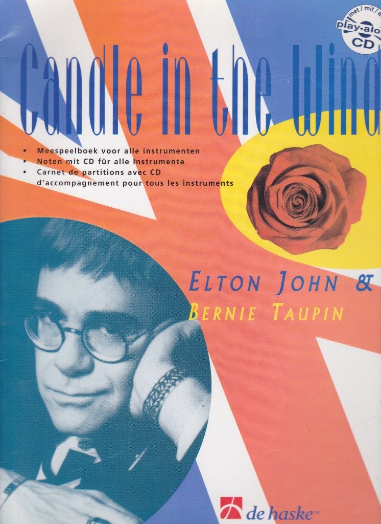ELTON JOHN & BERNIE TAUPIN - CANDLE IN THE WIND, Ophalen of Verzenden, Gebruikt, Artiest of Componist, Populair