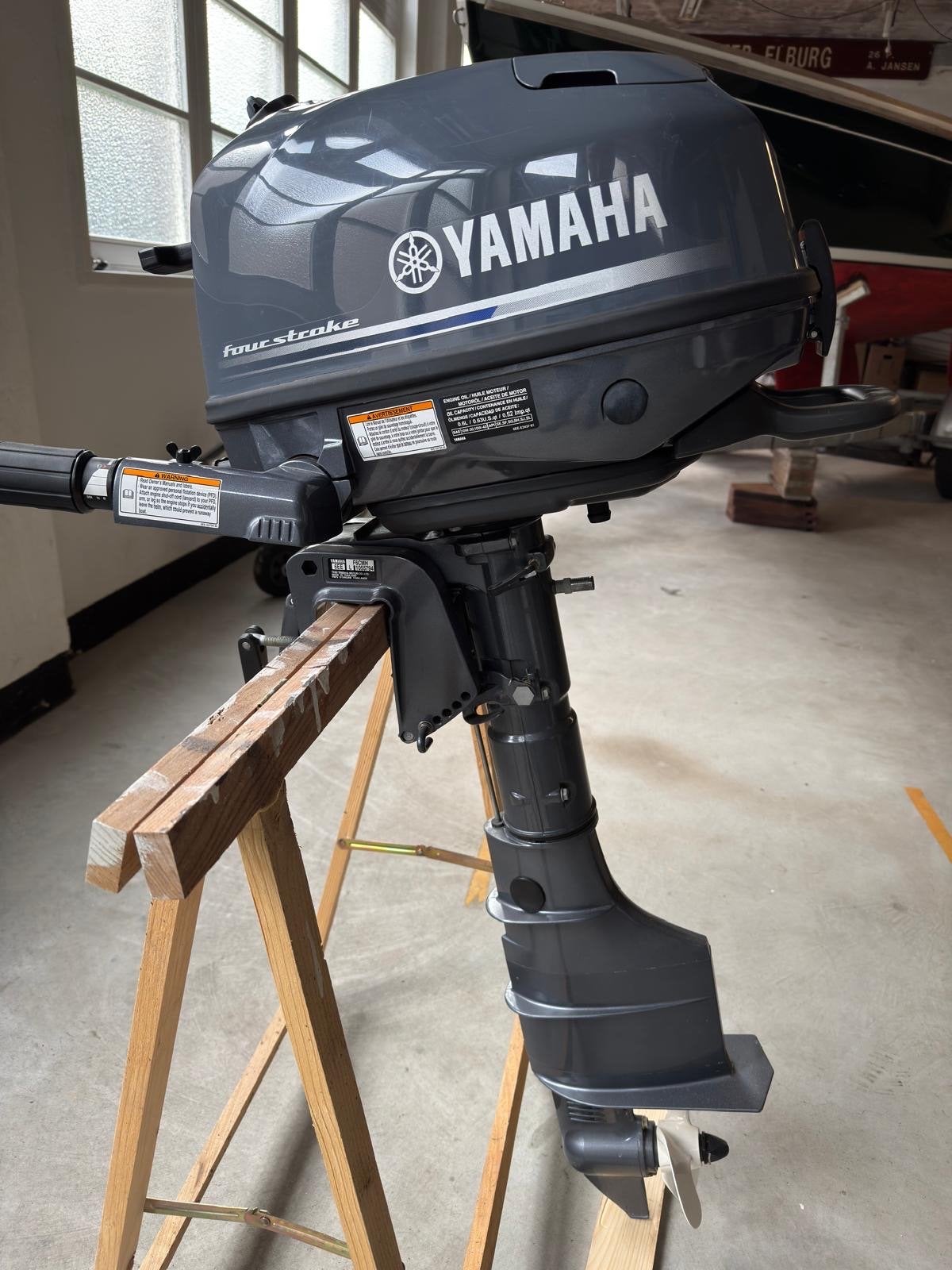 Yamaha 6pk 4takt Buitenboordmotor langstaart 2023, Ophalen, 5 tot 10 pk, Viertaktmotor, Zo goed als nieuw
